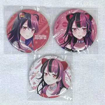뱅드림 무한대 뮤타입 센고쿠 유노 특전 캔뱃지 (3점 세트)