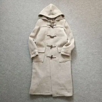 더플 코트 롱 와플 경량 소프트 내추럴 복슬복슬 통학 Y2K