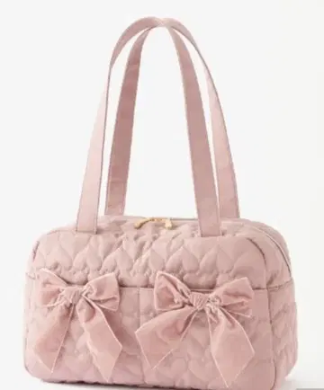 아오키 미사코 m petit by misako 하트 퀼팅 백 리본