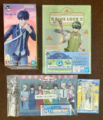 제일복권 블루 록 피규어 아크릴 보드 아크릴 스탠드 파일 이사기 요이치