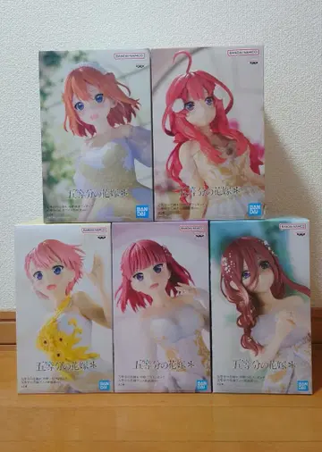 5등분의 신부 애니메이션 원화전 ver 피규어 전 5종 세트