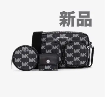 마이클코어스 테크 터치 미디엄 MK 시그니처 크로스바디 새상품