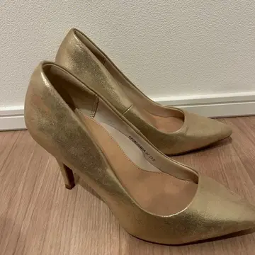 [ 7cm ] RANDA 골드 펌프스