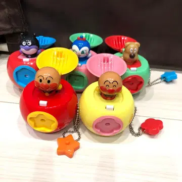 호빵맨 끼우고 튀어나오는 가챠 5개 세트