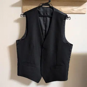 아오야마 양복 RARE BLACK 베스트 L 사이즈