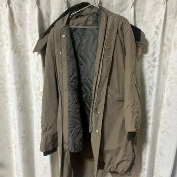 [ Giacometti ] 사이즈 38 카키 모즈 코트