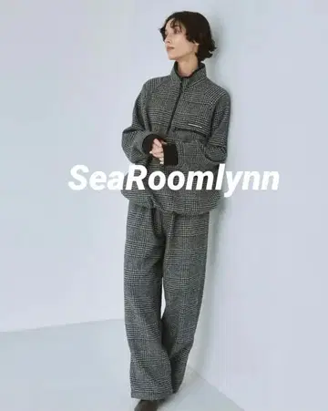 새상품 SeaRoomlynn / Tweed Hound Relax 팬츠