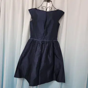 [초 메루카리 시] 네이비 슬리브리스 드레스 M