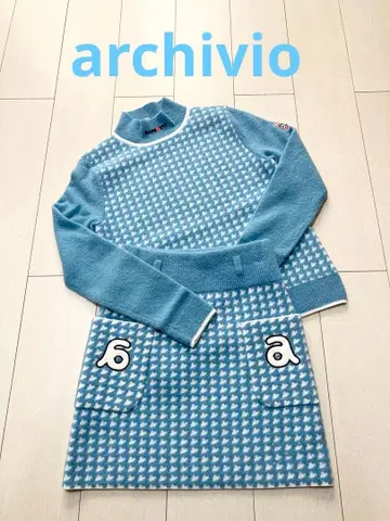 새상품급 아르치비오 archivio 니트 셋업 사이즈 36