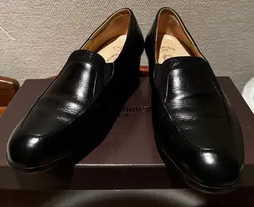 긴자 요시노야 외반모지 대응 캐주얼 펌프스 블랙 23cm