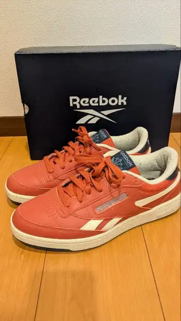 리복 클럽씨 리벤지 남성용 28cm 빈티지 레드