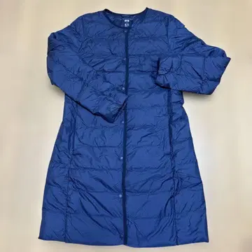 UNIQLO 울트라 라이트 다운 네이비 롱 다운 자켓