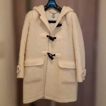 [ Kaon ] 카온 복슬복슬 더플 코트 아이보리 36 S