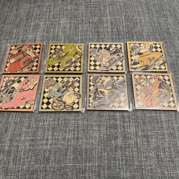 최유기 x 산리오 캐릭터즈 우드 코스터 8매 세트