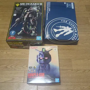 HG 리얼 타입 컬러 자쿠 II. 건담 골드 코팅. 건프라 군