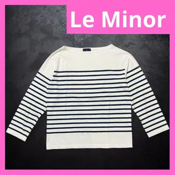 Le minor 루미노아 보더 티셔츠 프랑스제