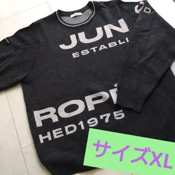 준앤로페 새상품급 골프 스웨터 그레이 남성용 XL