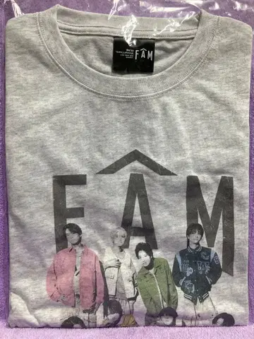 timelesz FAM T셔츠 멜란지 화이트