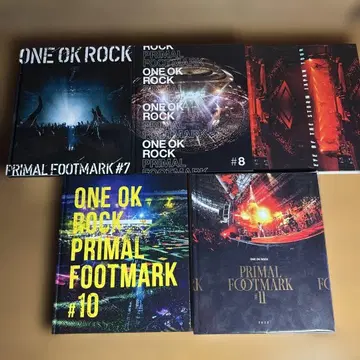 ONE OK ROCK PRIMAL FOOTMARK 사진집 5권 세트