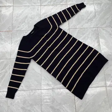 LAUTREAMONT 원피스 니트 긴팔 보더 가을/겨울 스테디셀러 38