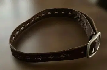 가죽 웨빙 벨트 브라운 약 97.5cm 6홀