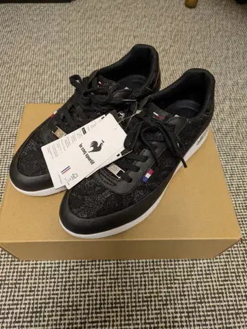 르꼬끄 스포르티브 le coq sportif 스니커즈 신발 블랙