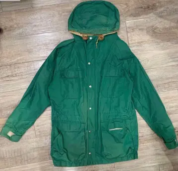 레어 70년대 미국산 시에라 디자인 마운틴 후드티 M 인기 그린