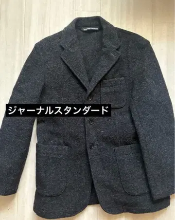 저널 스탠다드 다크 그레이 테일러드 자켓
