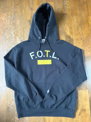 FRUIT OF THE LOOM F.O.T.L. 블랙 후드티 M