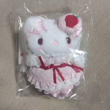 헬로키티 딸기 휘핑 케이크 디자인 시리즈 마스코트