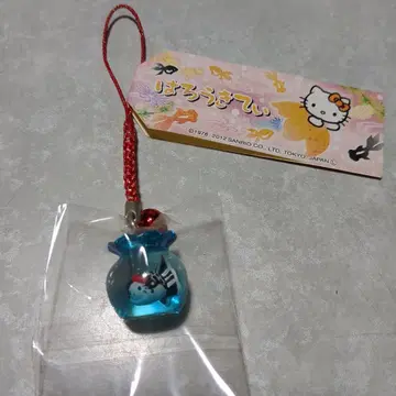 헬로키티 금붕어 그릇 스트랩