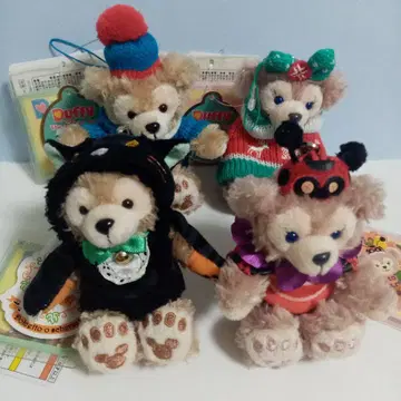 할로윈 크리스마스 더피 프렌즈 셰리 메이 봉제 인형 스트랩