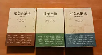 푸코의 대저 감옥의 탄생 말과 사물 광기의 역사 신조사 3권 세트