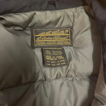Eddie Bauer 구스 다운 자켓 블랙 택 L 사이즈