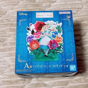 디즈니 1번 복권 A상 이상한 나라의 앨리스 장면 피규어