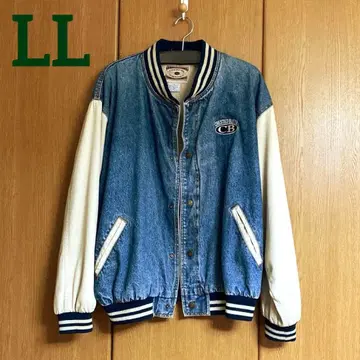 구제 의류 바시티 자켓 데님 자켓 블루종 빈티지 아메카지 루즈핏