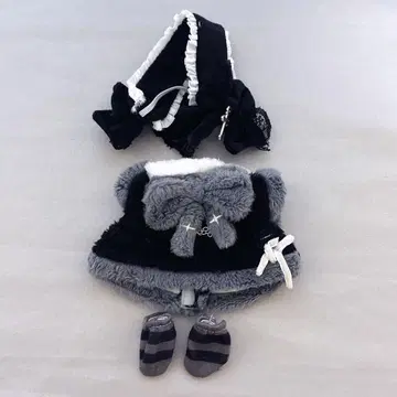 무속성 봉제 인형 10cm 의류