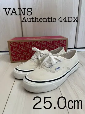 VANS Authentic 44DX 화이트 25.0cm