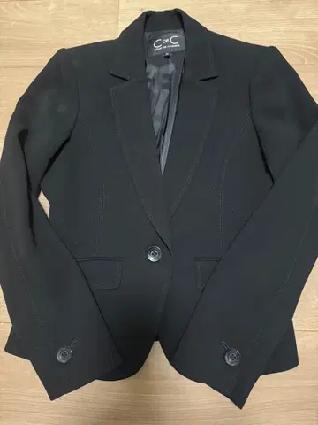coup de chance 블랙 테일러드 자켓 40