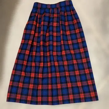 Pendleton 체크 무늬 플레어 스커트