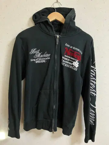 Norton 노튼 집업 후드티 L 사이즈 자수