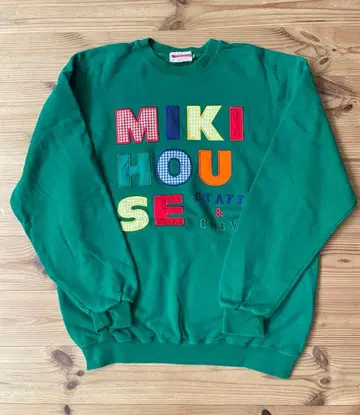 miki HOUSE 90s 트레이닝복 그린 일본제 L 사이즈