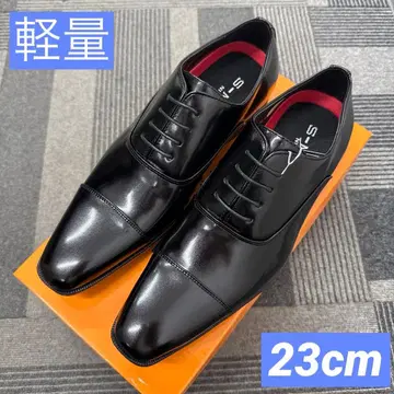 [ 새상품 ] 경량 1200BL/23cm 비즈니스 슈즈 스트레이트 팁