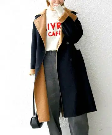 SHIPS any 리버 테일러드 롱 코트