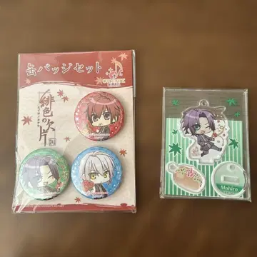 히이로노 카케라 아크릴 스탠드와 캔뱃지 세트