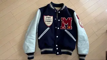 리얼맥코이 MAYWOOD WILDCATS 바시티 자켓 36사이즈