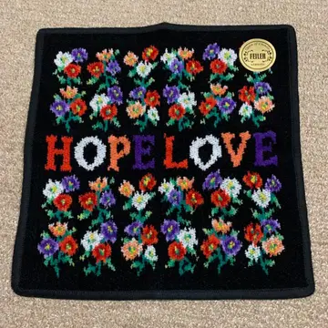 HOPE LOVE 꽃무늬 손수건