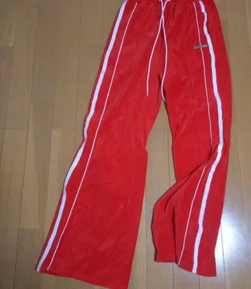 prank project 벨로아 팬츠 빨간색