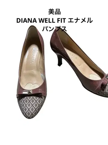 새상품급 DIANA WELL FIT 에나멜 펌프스