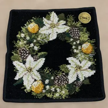 FEILER 꽃의 리스 손수건